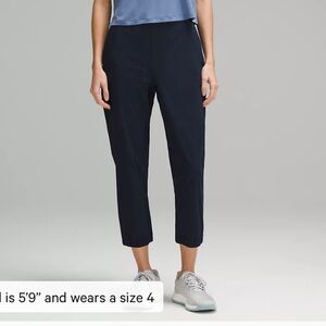 Lululemon Navy High-Rise Cropped Jogger